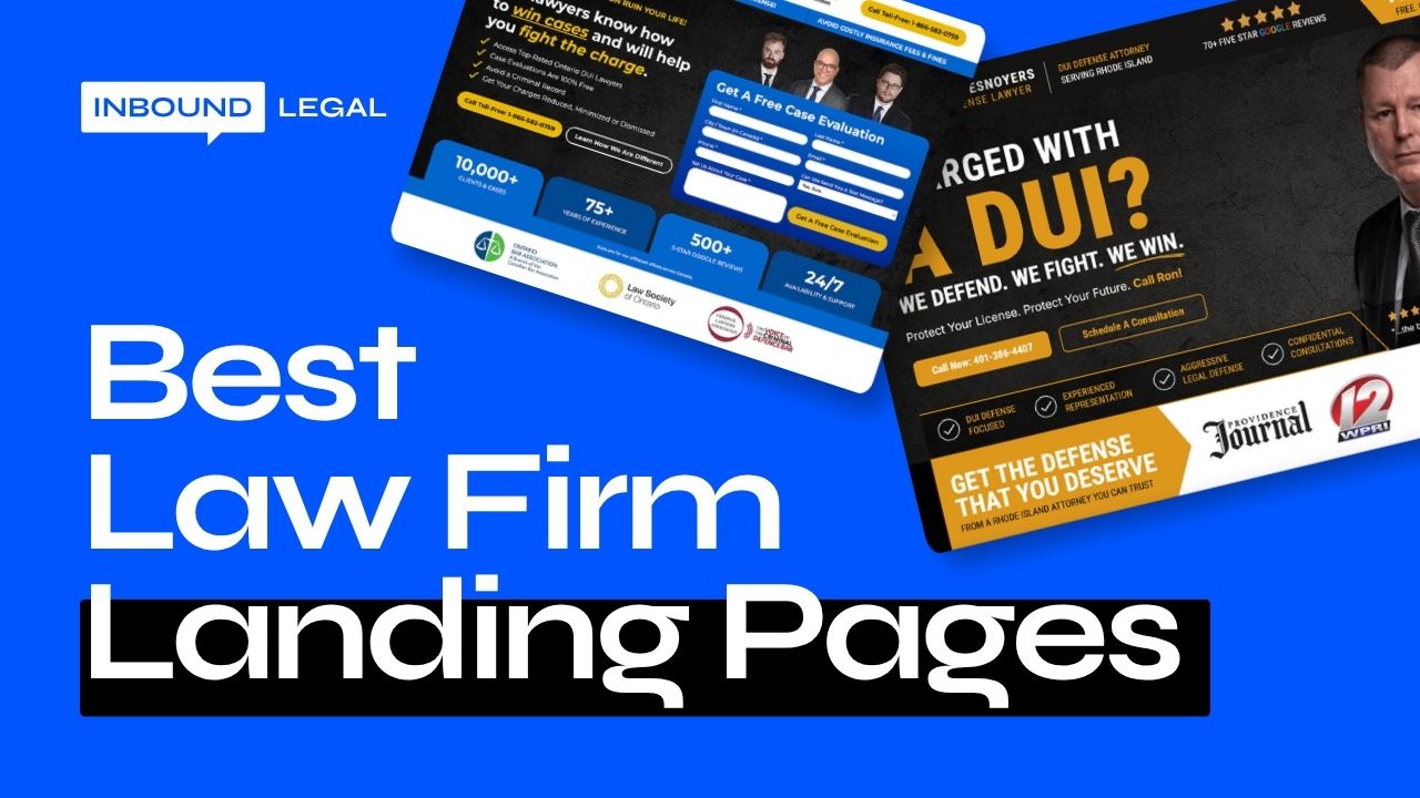 Best Law Firm Landing Pages