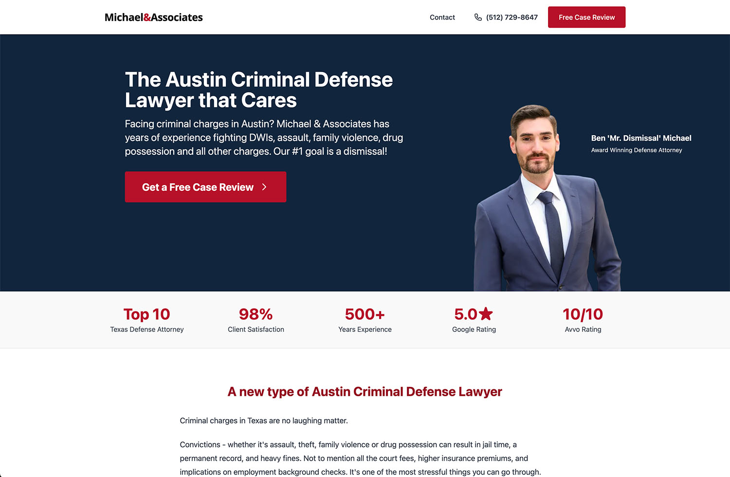 Best-Law-Firm-Landing-Pages-Michael-Associates Best-Law-Firm-Landing-Pages-Michael-Associates