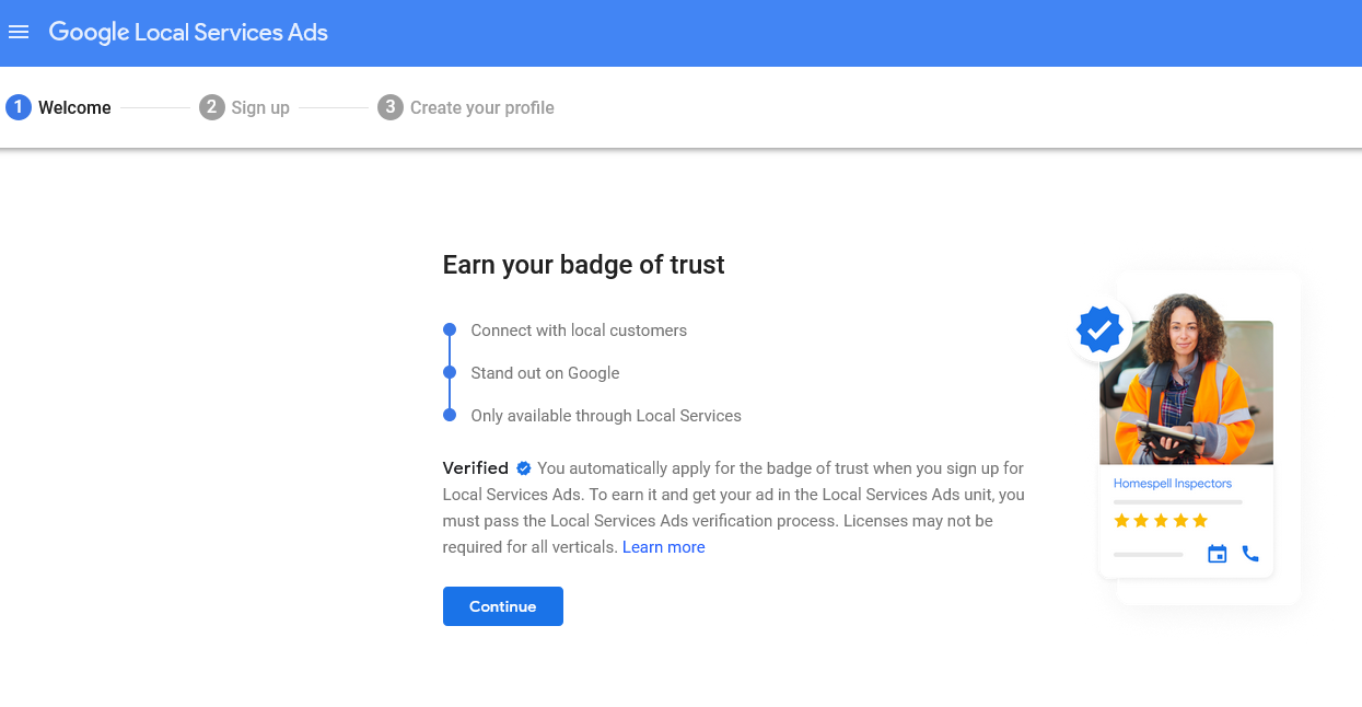 Local Service Ads Get Started