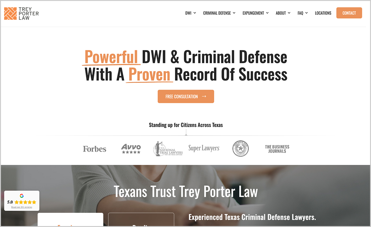 Trey-Porter-Law-Best-Law-Firm-Website-Design