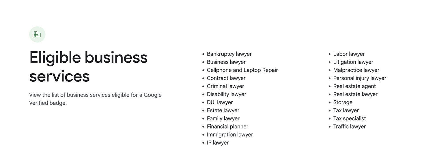 Local Service Ads for Lawyer