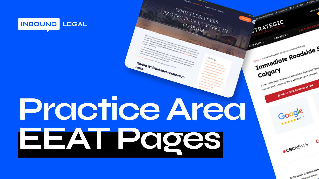 Practice Area EEAT Pages